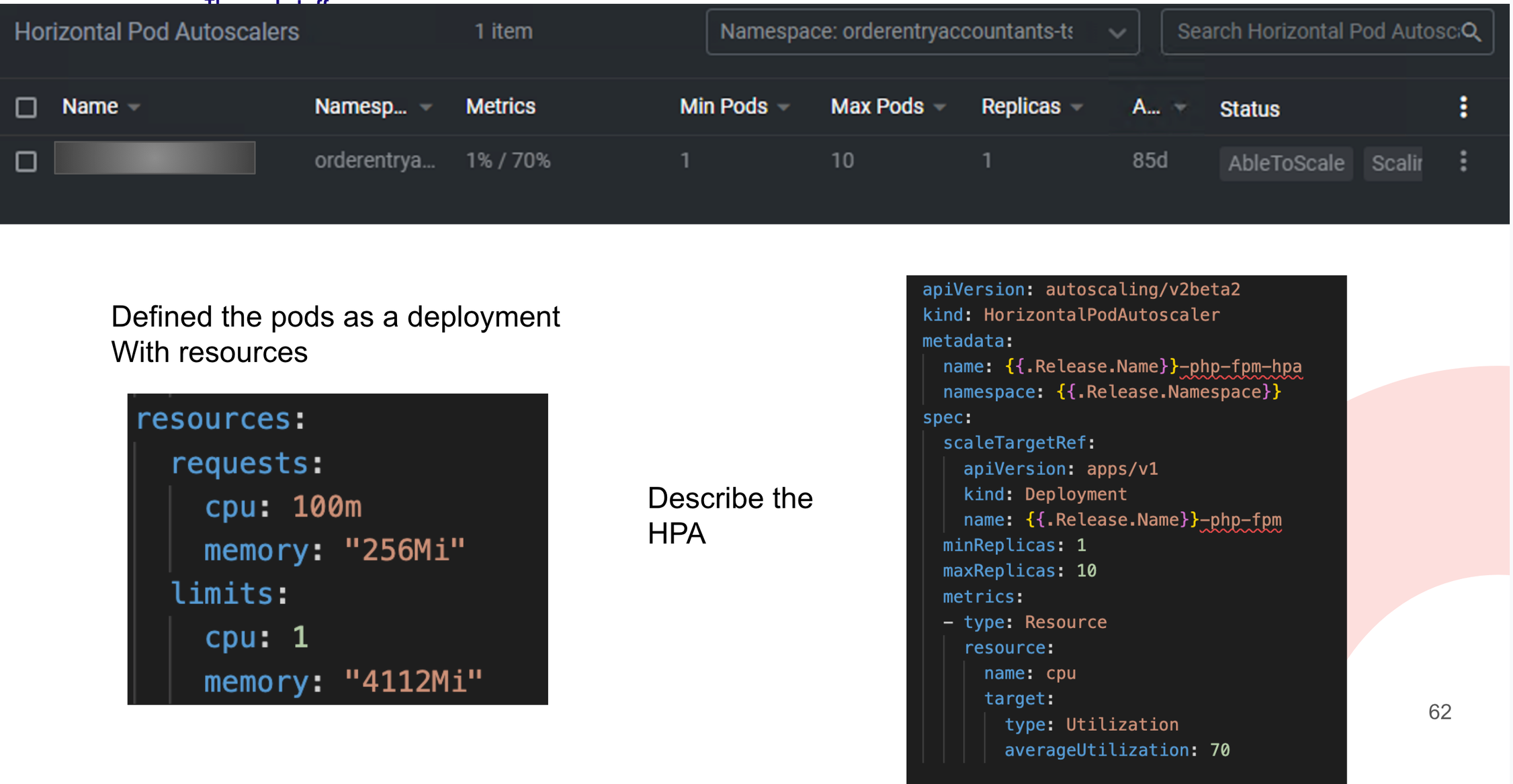 HorizontalPodAutoscaler